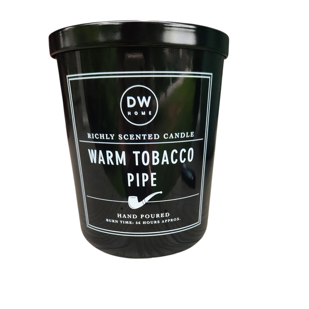 DW Home Warm Tobacco Pipe Hand Poured Candle Double Wick